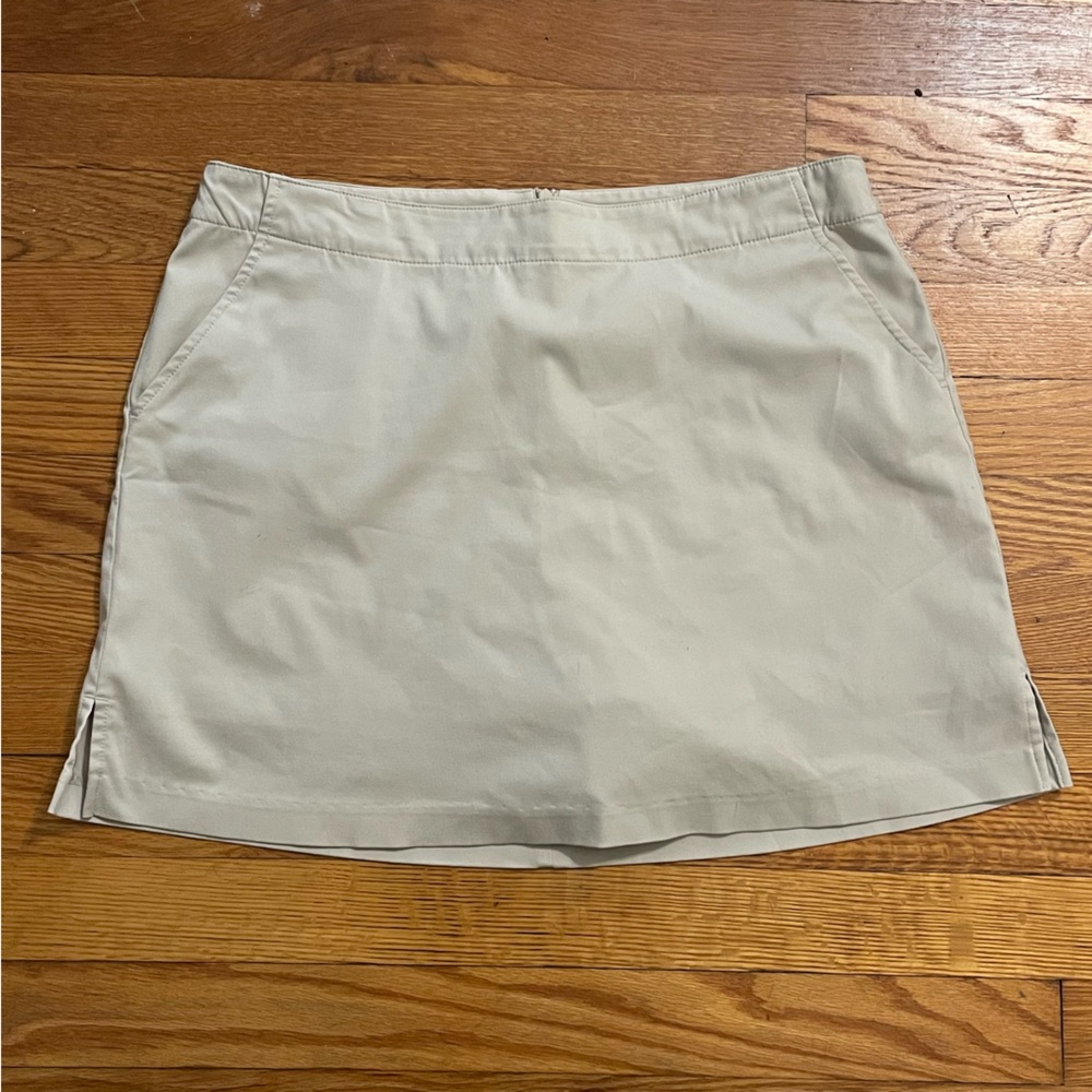 3/$15 ❤️ Lady Hagen khaki Golf Hiking Skirt. Walking. Athletic Casual